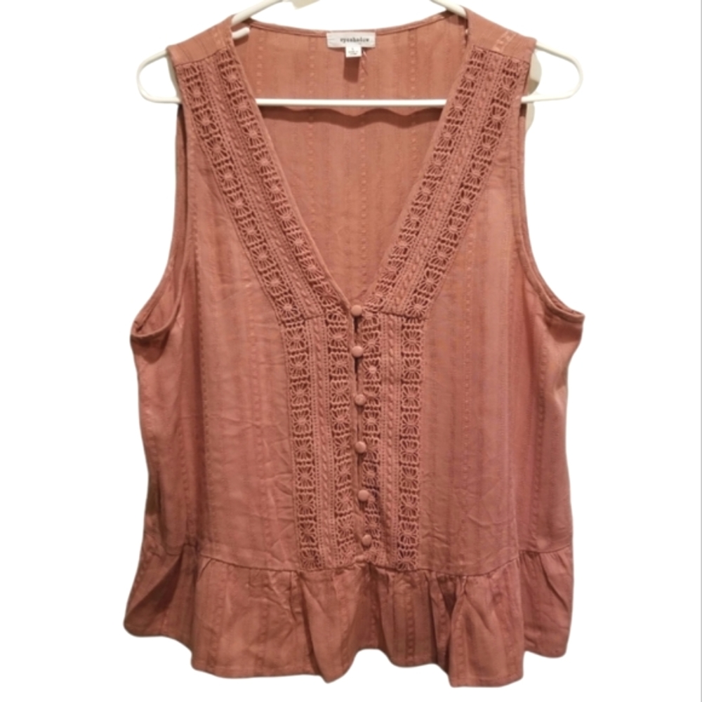 Women's Boho Style Sleeveless Top By Eyeshadow